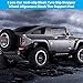 2 Pack Wheel Chocks, Tire Chocks with Handle Car Anti-Slip Block Tyre Slip Stopper Wheel Block Tire Support Pad Helps Keep Your Cars Trailer RV in Place(Black)