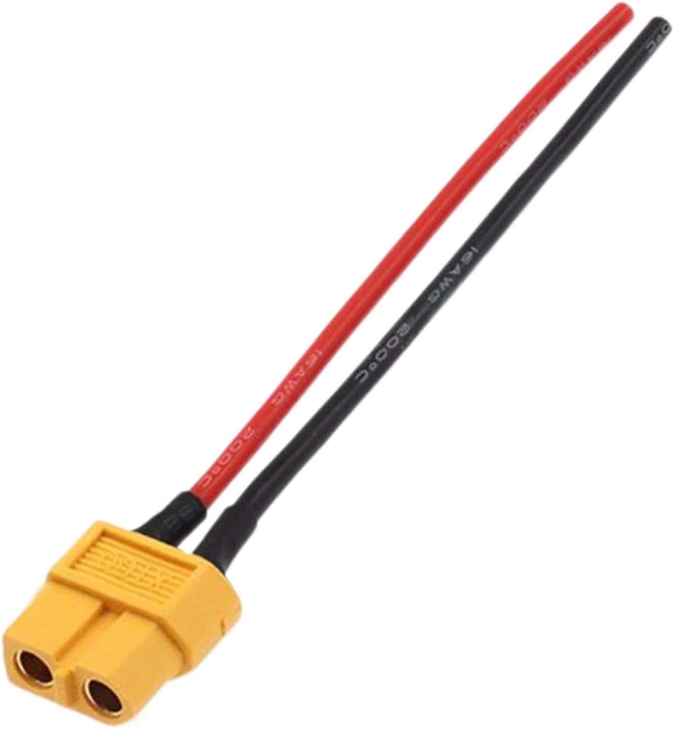 XT Cable - 60 - XT60 Connector Cord, RC Battery Harness | High Current Drone & Quadcopter Fend, ESC Extension, UAV Charger Wire, Battery Spark Plug