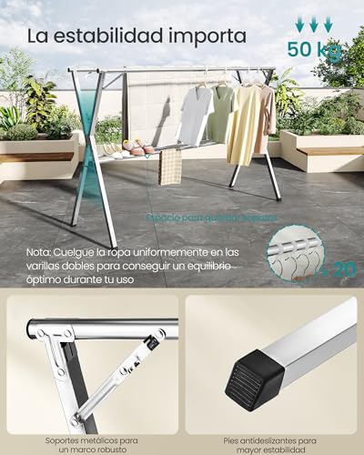 Lista de Tendederos - los más vendidos. 6 Tendederos marca SONGMICS (3)