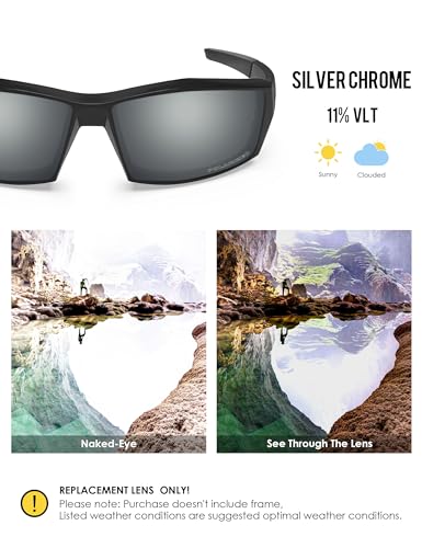 Image of BLAZERBUCK Anti-salt Polarized Replacement Lenses for Oakley Canteen 2006 Sunglass