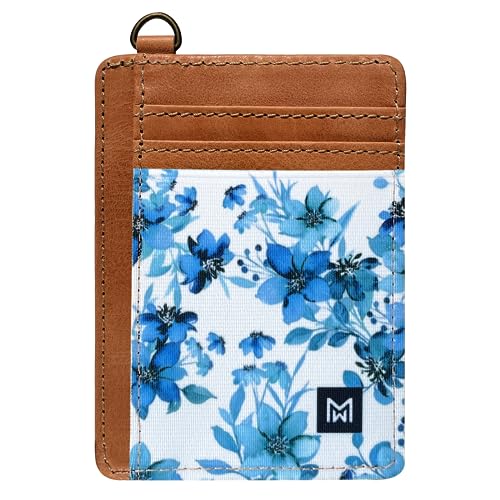 Image of Credit Card Holder Wallet for Women Slim Minimalist Wallet RFID Blocking Leather Wallets Elastic Front Pocket Wallet for Women
