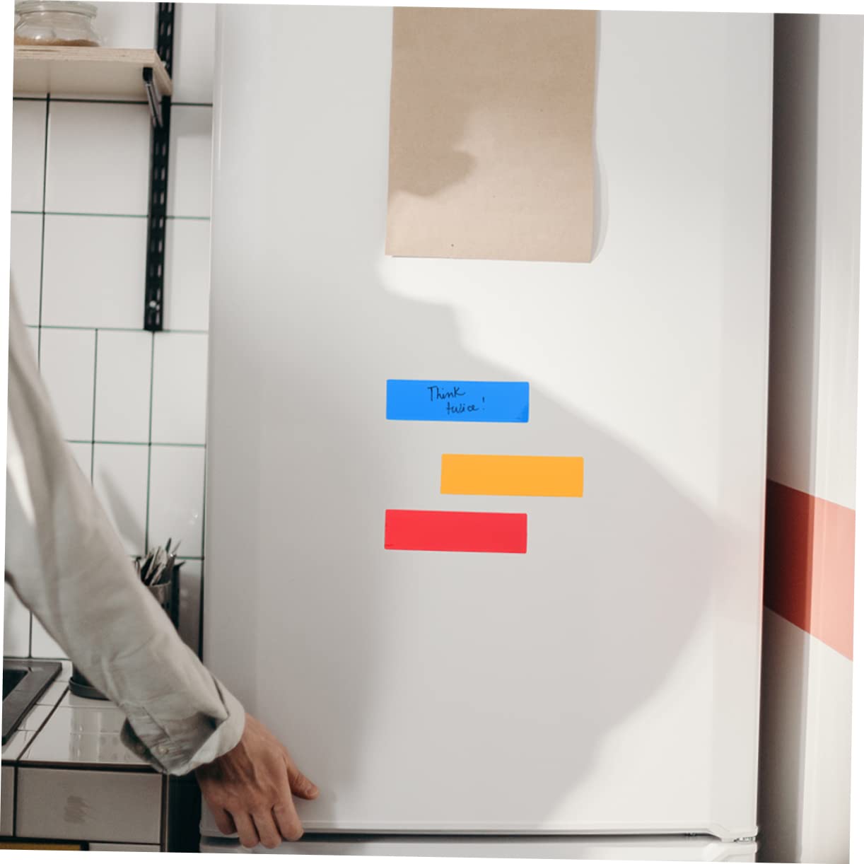 Angoily 2 Sätze Magnetische Beschriftungsetiketten Bunte Wiederverwendbare Trockenlösch Namensschilder Für Klassenzimmer Und Für Magnetische Oberflächen 60 Stück * 2