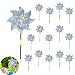 Molinillos de Viento para Pajaros,Reflectante Molino de Viento,Espantapajaros Huerto,para Ahuyentar a los Pájaros y Las Plagas,para Proteger Jardines, huertos, Granjas, techos,15 Piezas. (15)