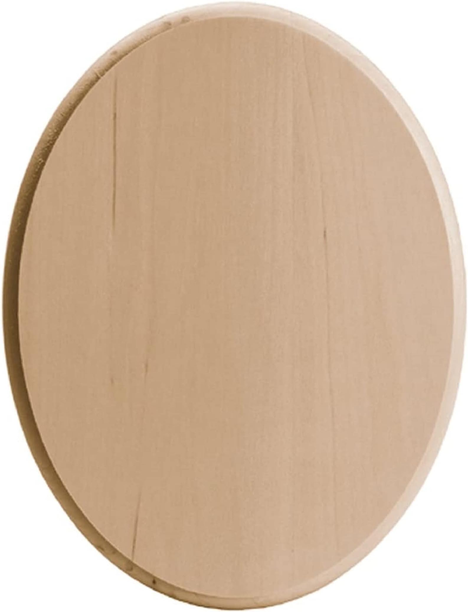Basswood Oval Plaque for Woodburning, Painting or Chip Carving Brown 8" 10", 1838