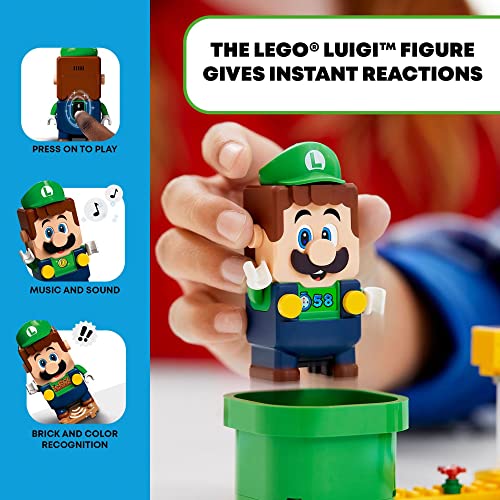 Super Mario Adventures with Luigi Starter Course 71387 Building Kit; Collectible Toy Playset for Creative Kids, New 2021 (280 Pieces) - Lego - Immagine 3