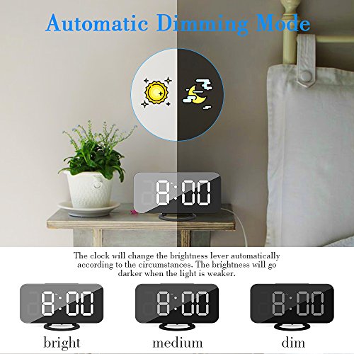 Alarm Clock Bedroom Led Nightstand Cloc Buy Online In Bahamas At Desertcart