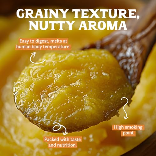 Image of Vediko Origins A2 Gir Cow Ghee 5L | Curd-Churned & Firewood-Cooked | Grass-Fed Desi Gir Cows | Pure, Natural, Danedar, Ayurvedic, Lactose-Free & Gluten-Free Ghee | Leakproof & Reusable Stainless Steel Dolchi (5L)