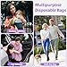 Wowangce 1500 Count Diaper Disposable Bags for Baby Diaper Sacks Baby Powder Scent Disposal or Pet Waste Bags, 100 Rolls(Purple)