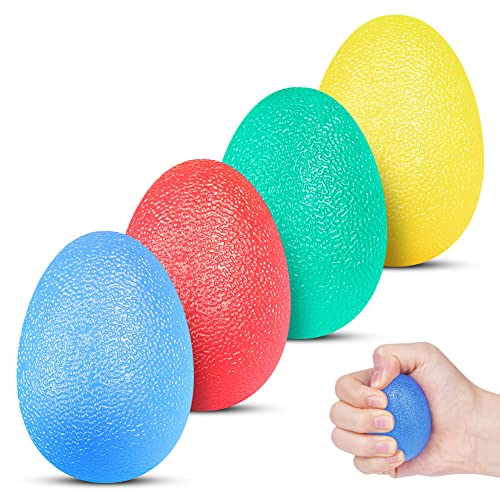 Vicloon 4PCS Pelota Antiestrés, Bola Antiestres con Diferentes