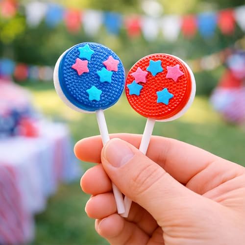 Patriotic Candy, Lollipops Individually Wrapped, Berry Flavors - 40 Count - image 6