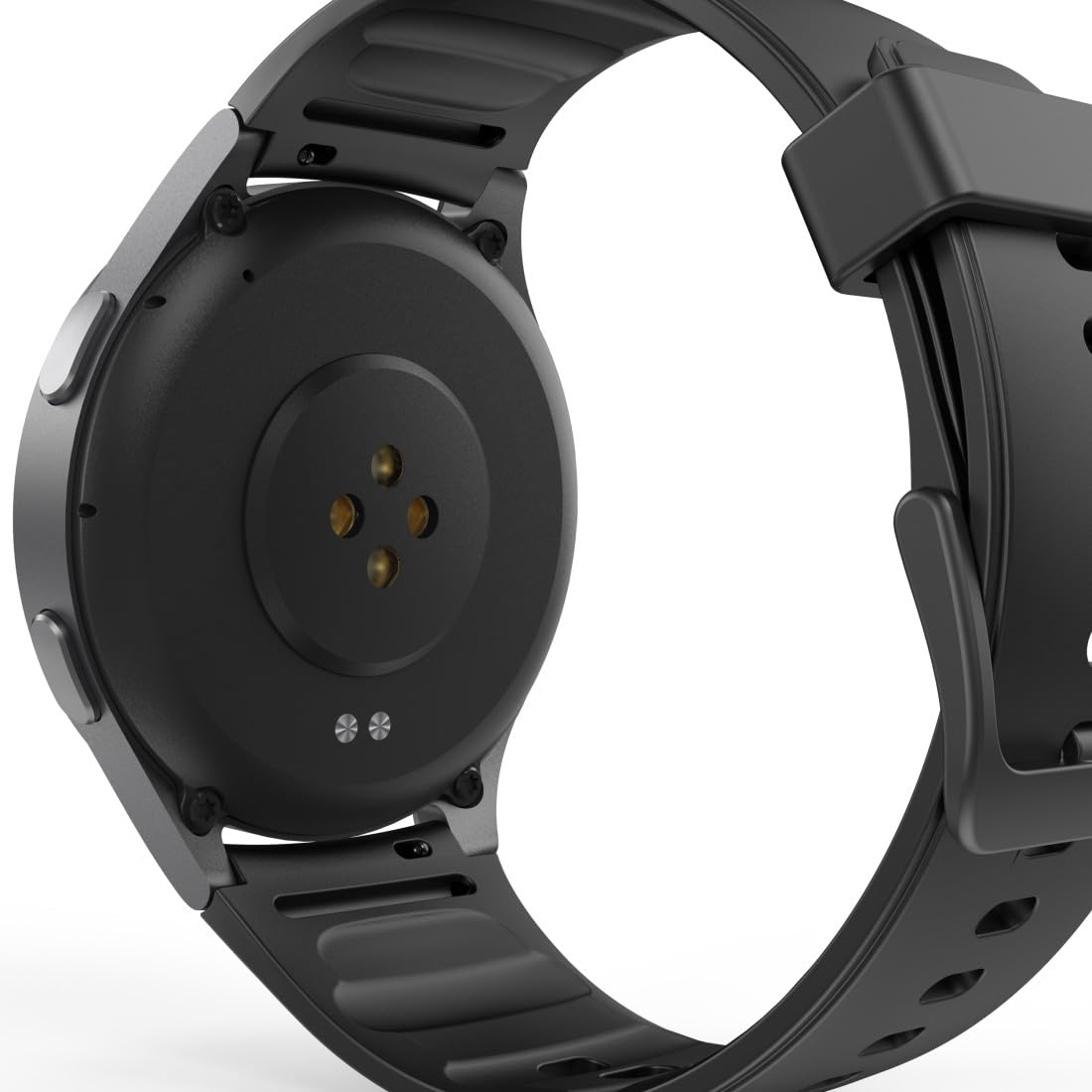 Hama Montre connectée GPS Intégré 8900" (Montre Sport, écran AMOLED 1,43", Fonction Prise d’appels, contrôle Vocal Alexa, altimètre barométrique, IP68), Noire