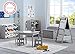 Delta Children MySize Deluxe Toy Box, Grey