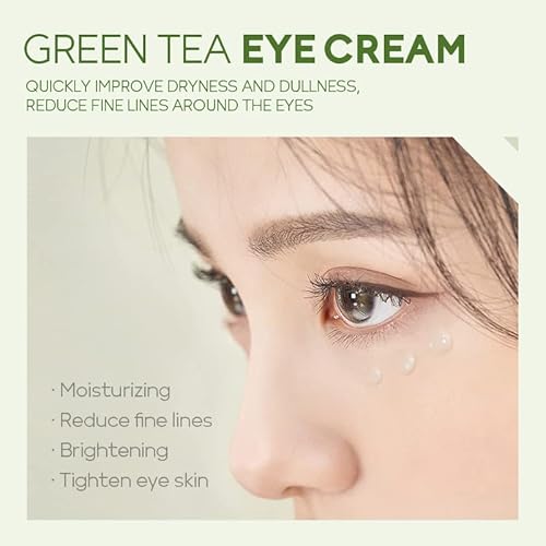 Grospe Green Tea Matcha Eye Cream Refresh & Hydrate Under Eye Treatment Reduce Puffiness thumb #2