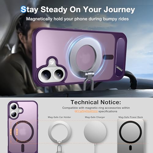 Coque silicone iPhone 16 Plus violet translucide finition premium - 6