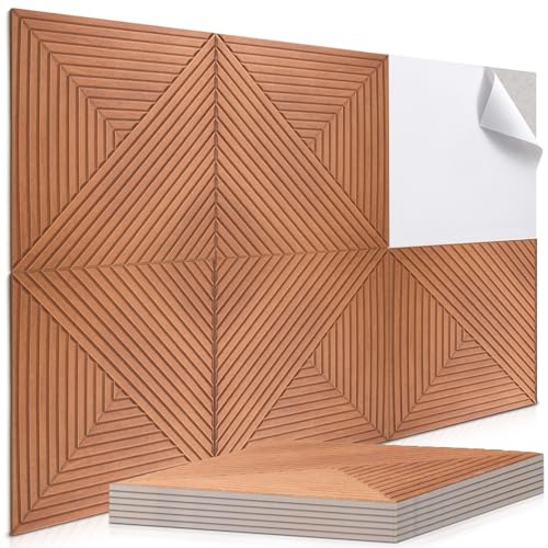 Panneau acoustique pour cinéma maison et chambre style grain de bois