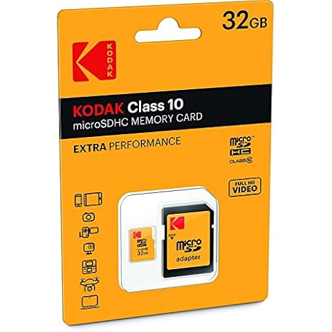 Kodak 32 GB Class 10 Microsd-Speicherkarte Cover