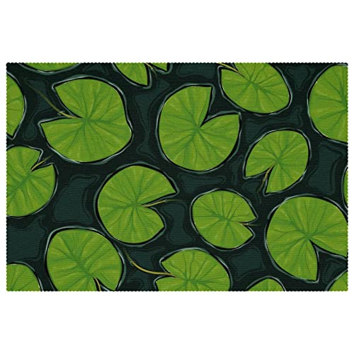 Set de table facile à nettoyer Lily Pad lot de 4 pour protéger la table - 2