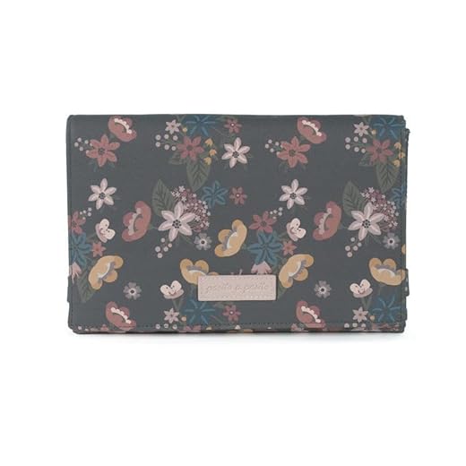 Pasito a pasito. Cambiador para Bebé Portátil Garden. Formato Plegable, Cómodo, Ideal para Cambiar a tu Bebé donde sea. Color Gris