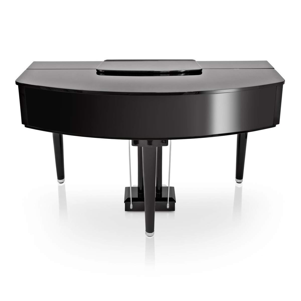 GDP-200 Pianoforte a Coda Digitale con Panca di Gear4music | Costruzione Splendida con Finitura Nera Lucida, 128 Voci Realistiche e Tasti Pesati, Panca da Piano Deluxe Inclusa