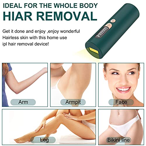 Hibeauty Permanent Hair Removal for Women and Men Facial hair removal Device with Upgraded 999,999 Flashes,lifetime flawless hair remover