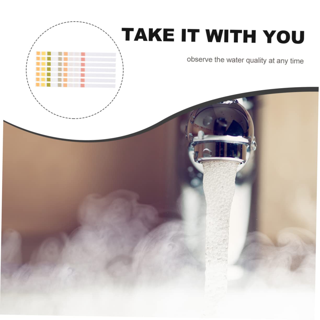 iplusmile 150stücke Wasserqualität Teststreifen Für Aquarium Wasseranalyse Ph-wert Härte Nitrat Nitrit Für Trinkwasser Schwimmbäder Und Fischbecken