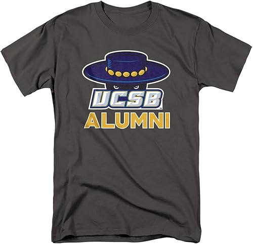 Miniatura 10 de Colección de camisetas unisex para adultos de la Universidad de California, Santa Bárbara Basketball Hoop,Logotipo de círculo,Est.