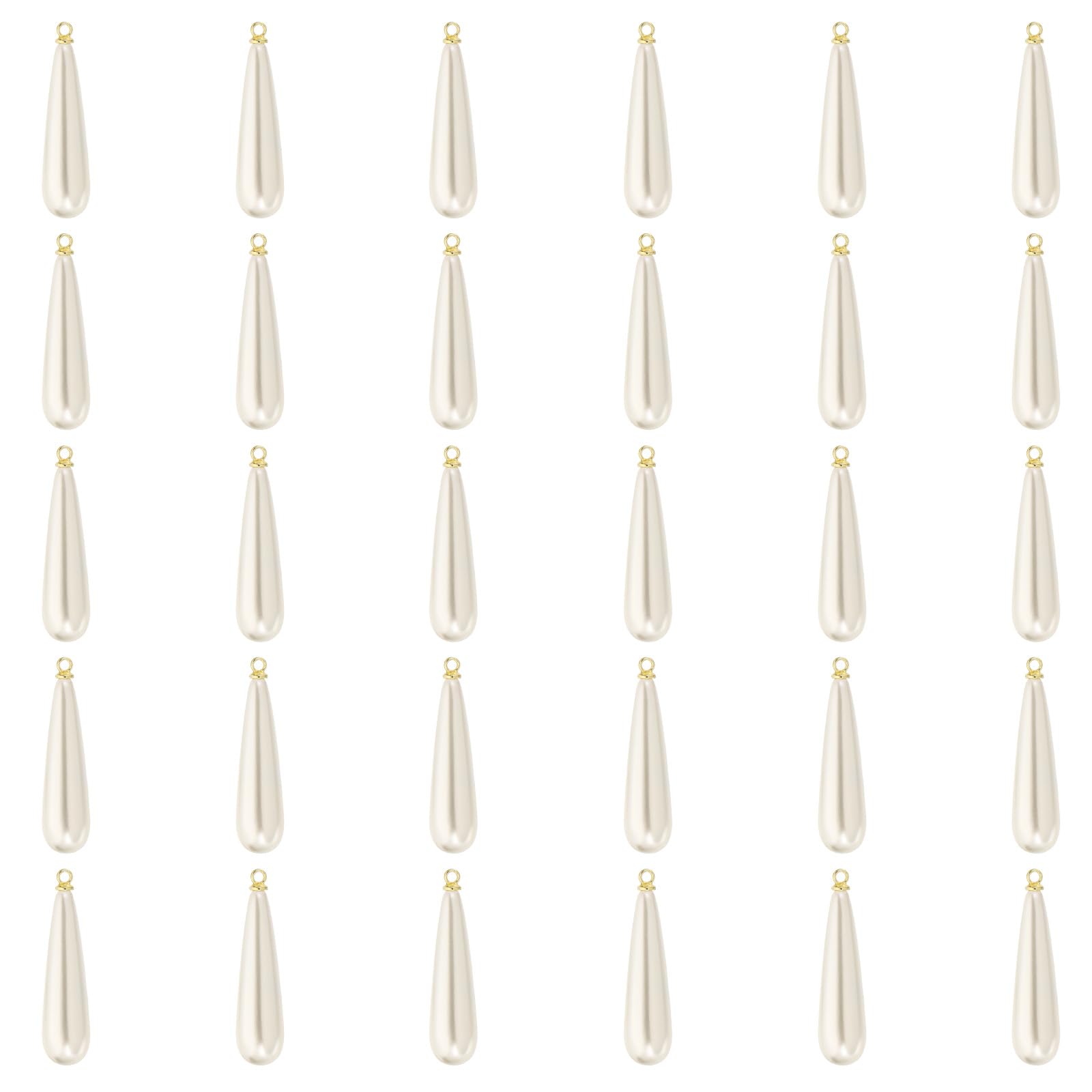 PATIKIL 10x6mm Pearl Charm