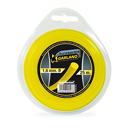 Garland 71021R2516 - Dispensador nylon redondo 25 m./1,6 mm. Ø para Desbrozadora
