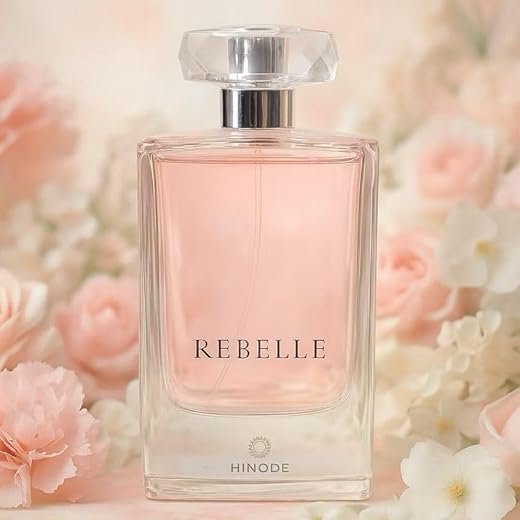 Hinode Rebelle Deo Colônia Feminina, 75ml, Fragrância Floral e Frutada, Longa Duração
