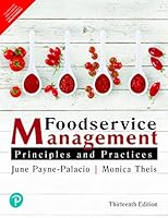 Foodservice Management: Principles And Practices, 13Th Edition 9353066980 Book Cover