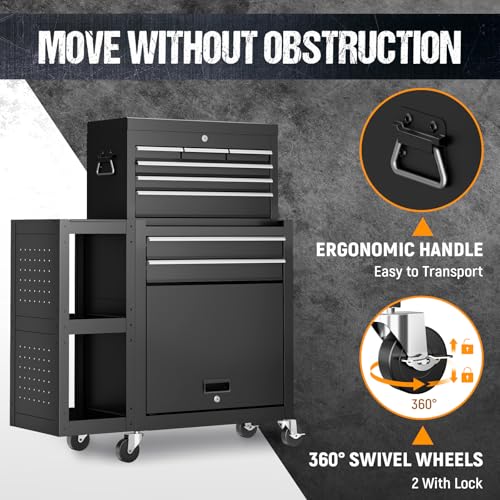Dkenicor 8-Drawer 3-in-1 Tool Chest