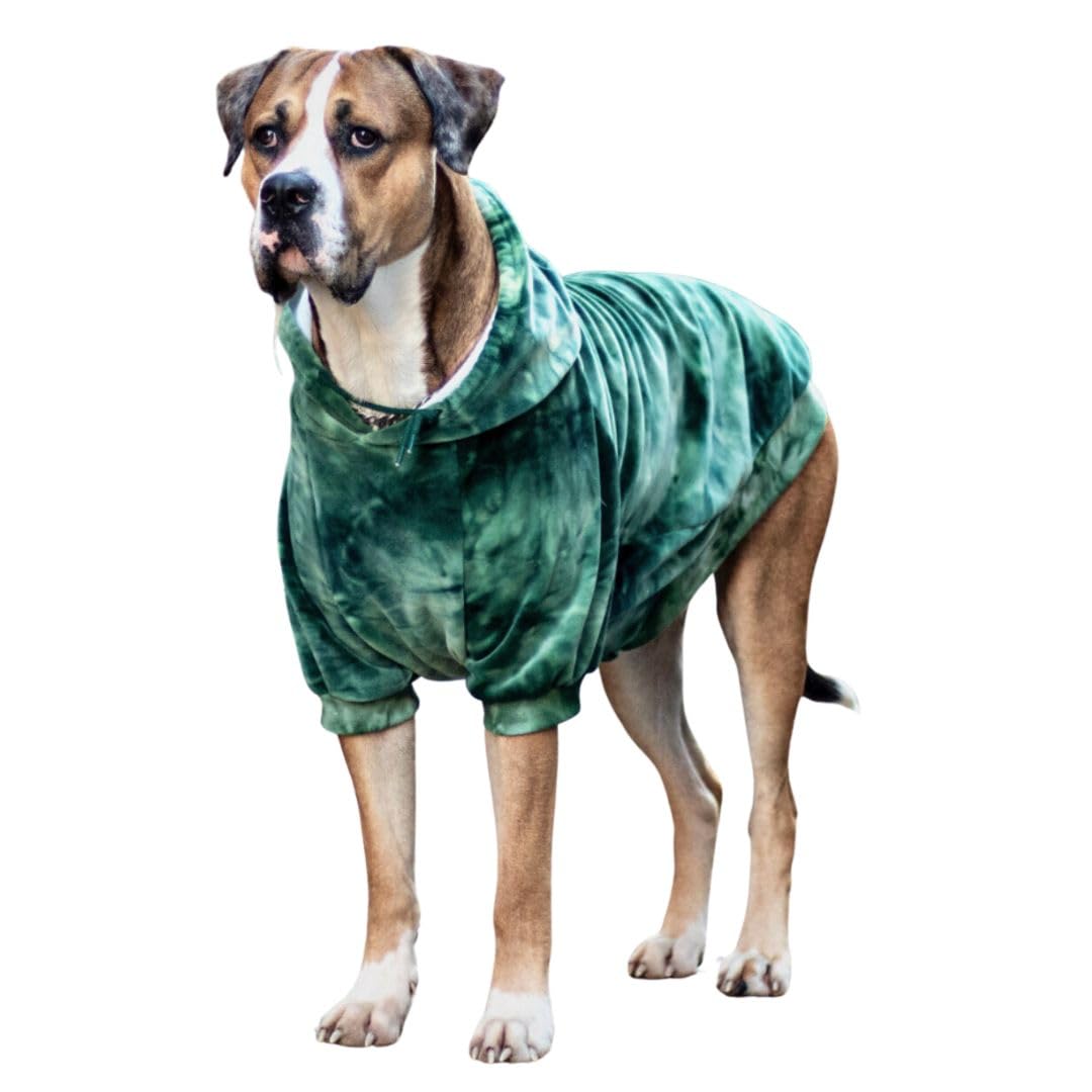 Spark Paws Dog Hoodie Jumper, Premium Quality, Buttery Soft, Superior Comfort and Fit, Calming Fleece Interior