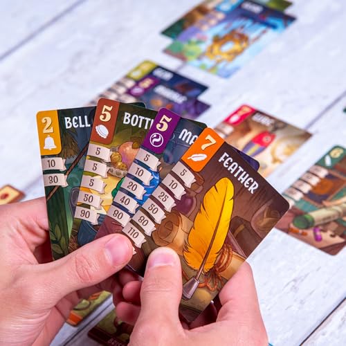 Image of GameHead Trinket Trove, A Strategic Set Collection Card Game, 2-6 Players | Collect & Trade Shiny Treasures,Ages 10+, 30 Minute Play Time, Fun and Travel Friendly