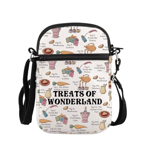 PLITI Princess Movie Inspired Gift Princess Fans Gift Treats Of Wonderland Crossbody Bag For Fairy Tales Lover