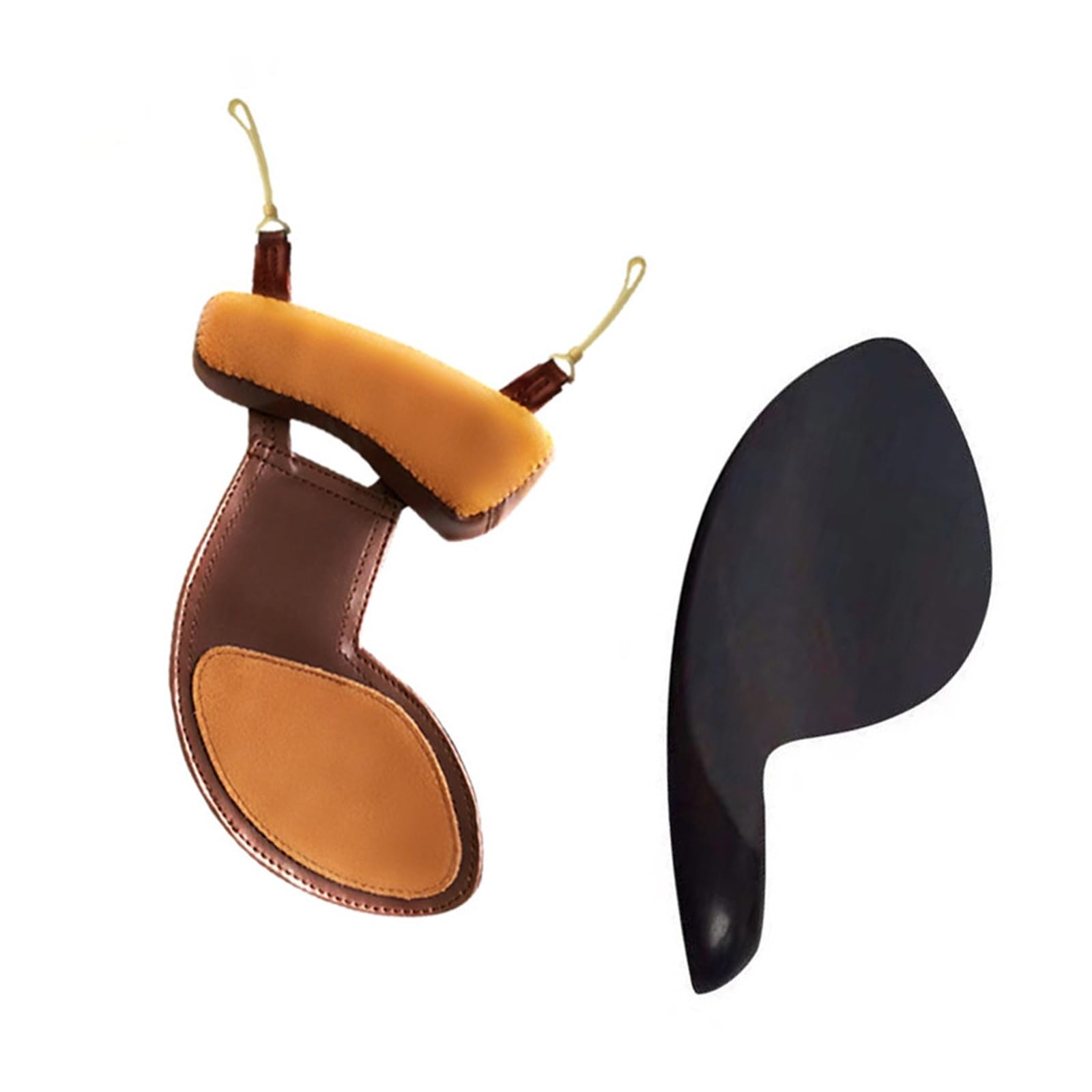 Accesorios para violín Almohadilla para mentonera para violín, accesorios para hombreras para violín, almohadilla para mentonera, almohadilla para mentonera, almohadilla para hombro 1/2/4/8, juego de