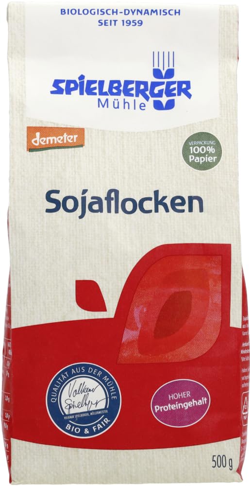 Sojaflocken, demeter 18 x 500 g