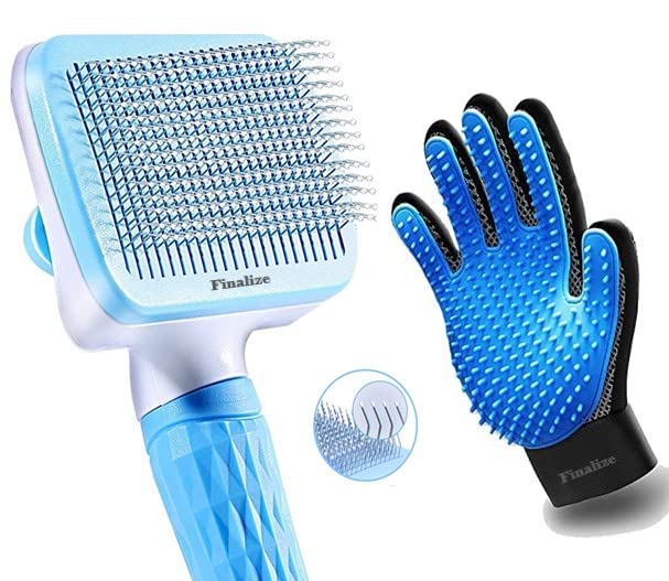 See full amazon price history chart for Finalize Slicker Dog Comb Brush Pet Grooming Brush Daily Use to Clean Loose Fur & Dirt Great for Dogs and Cats with Medium Long Hair Dog Hair Deshedding Brush & Bath Glove for Dogs-Multi Finalize Slicker Dog Comb Brush Pet Grooming Brush Daily Use to Clean Loose Fur & Dirt Great for Dogs and Cats with Medium Long Hair Dog Hair Deshedding Brush & Bath Glove for Dogs-Multi (B0C5TZJPW3) Amazon Price History, Amazon Price Tracker
