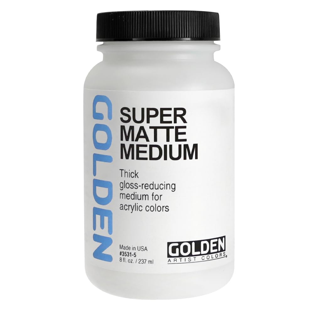 Golden Acrylic Super Loaded Matte Medium - 8 oz Jar