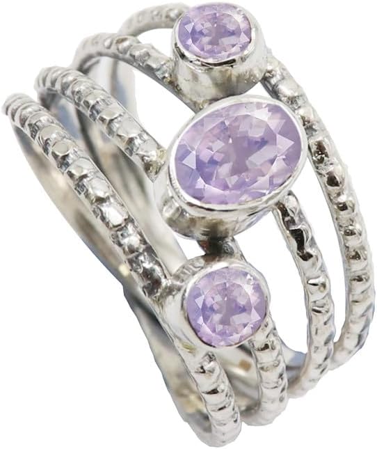 Gemstone Men And Women All Size Silver Plated Band Ring Handmade Jewelry CRG1082AA