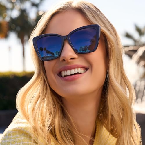 DIFF Becky II Designer Oversized Cat Eye Sunglasses for Women UV400 Protection2
