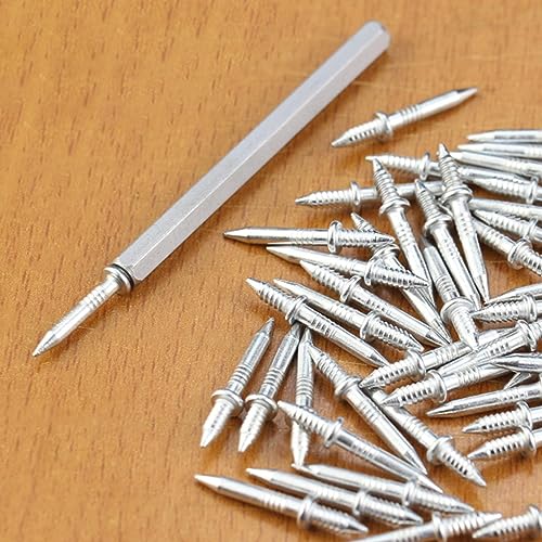 Naysku Clavos de Falda de Doble Cabeza sin Costura - Sin Óxido, Juego de Clavos y Herramienta para Mangas, Sin Marcas, Tornillos de Seguridad Invisibles miniatura 2