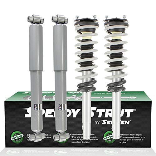 SENSEN 100360-SH Front Rear Left Right Complete Strut Assembly Shocks Compatible/Replacement for 2010-2012 Ford Fusion