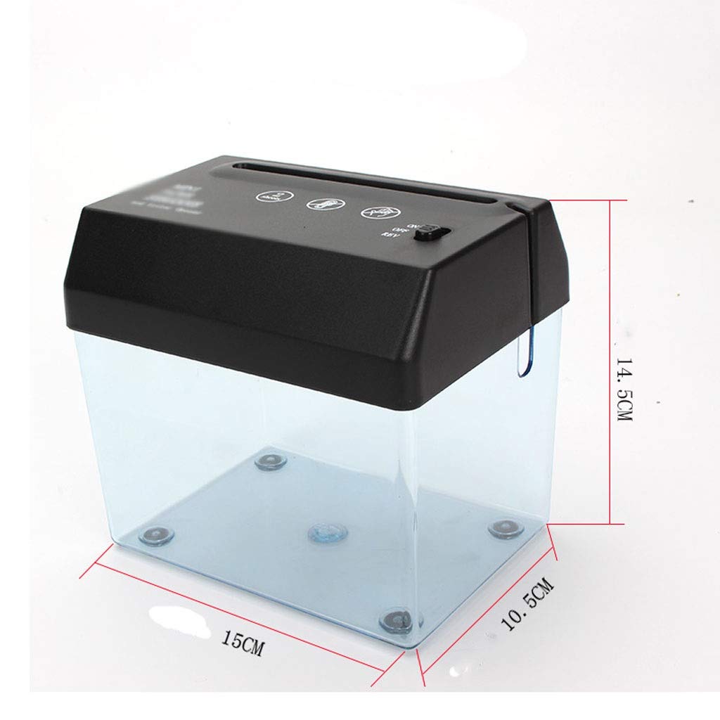 Eléctrica trituradora de Papel - Mini portátil trituradora de Escritorio de Oficina pequeña trituradora
