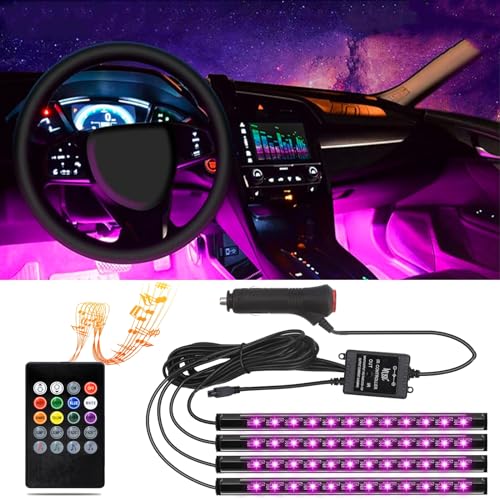 Melofo Car LED Strip Light 4 in1 RGB