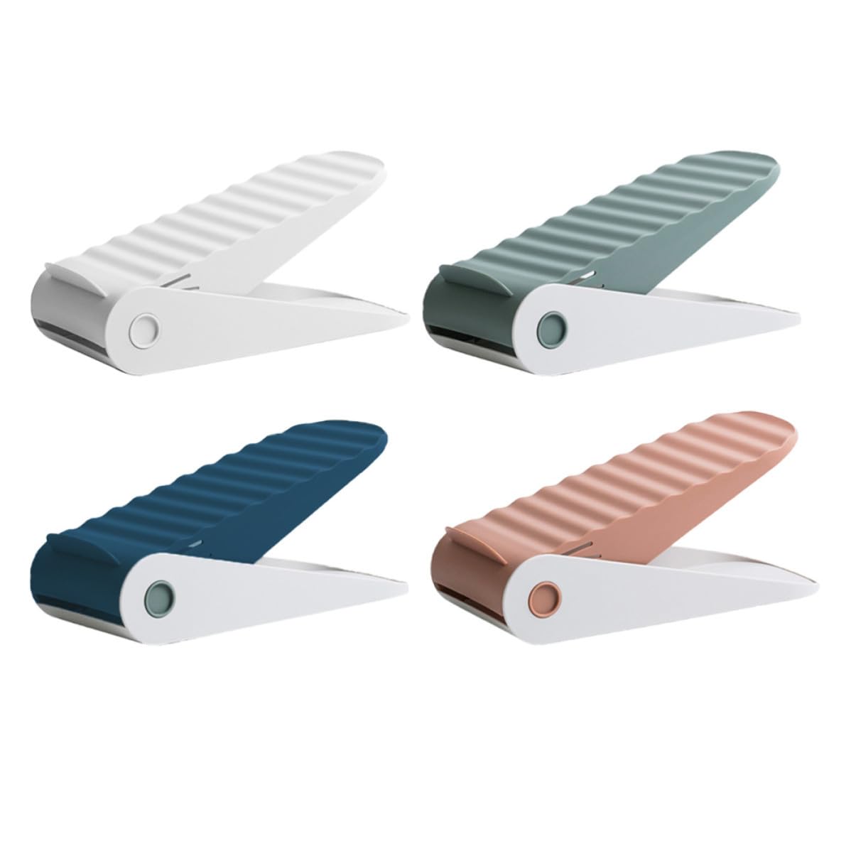 Support antidérapant pour chaussures avec design double couche compact pour meuble d'entrée