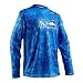 Performance Fishing Shirt Men UPF 50 UV Sun Protection Long Sleeve Quick Dry Mesh Cooling Rash Guard Kryptek Loose Fit