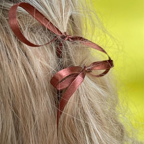 Image of Friar Brown Ribbon 1 /4 Inches 36 Yards Satin Roll Perfect for Scrapbooking, Art, Wedding, Wreath, Baby Shower, Packing Birthday, Wrapping Christmas Projects