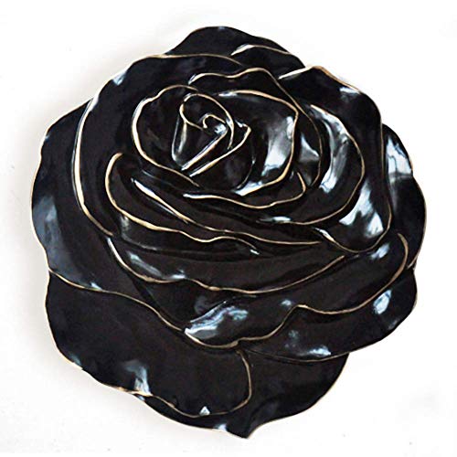 Décoration murale en résine fleurs suspendues 30x30cm pour maison et salon