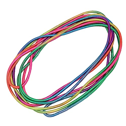 Best Sporting gummitwist barn I hopprep barn utomhus I hoppband för barn I 500 cm långt gummiband I utomhus spel för barn I hopprep regnbågsfärger I gummiband sport för barn