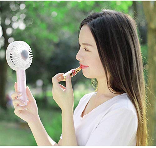 Mini ventilateur de poche silencieux MU avec lumière cristal pour bureau et voyage créatif